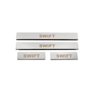 Door Sill Covers (4 pcs, Stainless Steel) photo 1