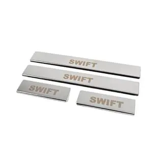 Door Sill Covers (4 pcs, Stainless Steel) photo 2