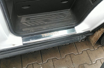 Ford Transit 2014- Door Sill Covers (2 pcs, Stainless Steel) photo 1