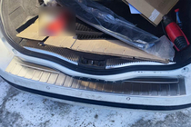 Ford Mondeo 2014-2022 Rear bumper protector Carmos (SW, stainless steel) photo 1