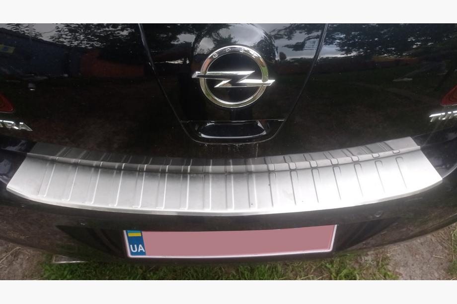 Opel Astra J 2009-2015 Rear Bumper Protector Carmos (HB) Stainless Steel Image