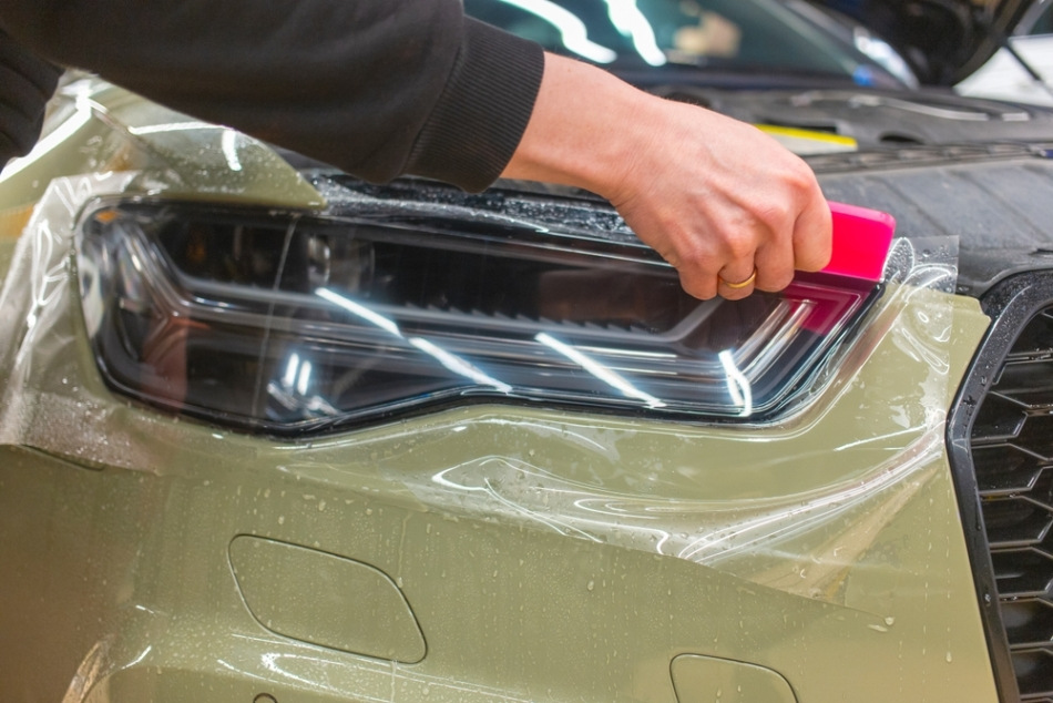 Which film is best for protecting car headlights?