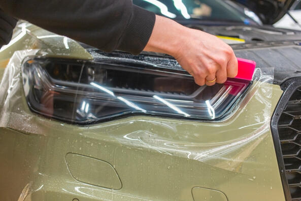 Which film is best for protecting car headlights?