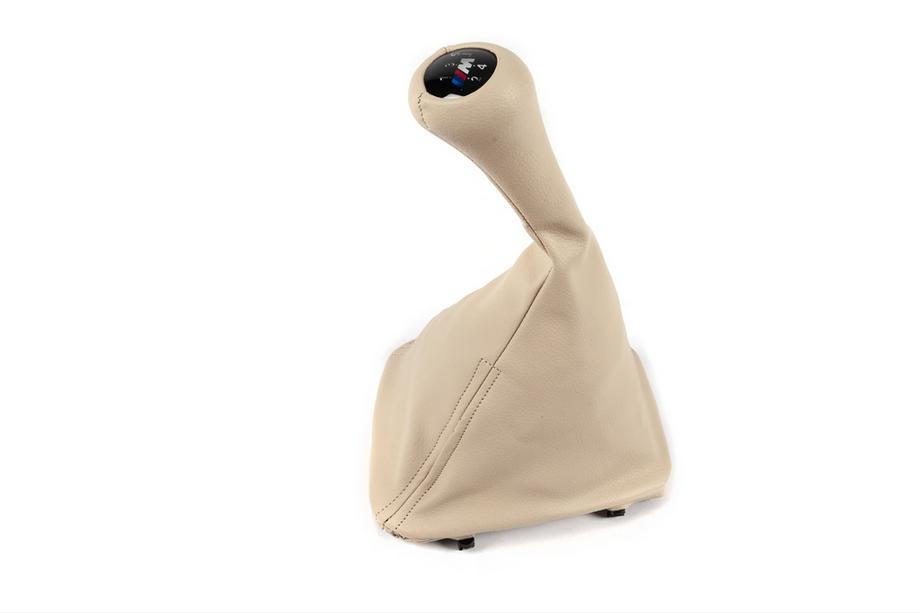 BMW 3 Series E36 1990-2000 Gear shift boot + gear knob OEM 5-speed (beige) Image