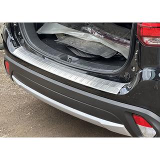 Rear bumper protector 2015-2021 Carmos (stainless steel) Mitsubishi Outlander 2012-2021 photo 1