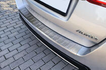 Toyota Auris 2012-2018 Rear bumper protector Carmos (SW) stainless steel photo 8