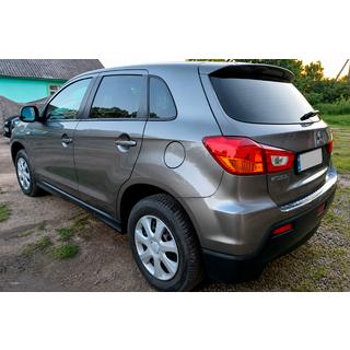 Stainless steel rear bumper protector Carmos (2010-2019) Mitsubishi ASX 2010-2023 photo 3