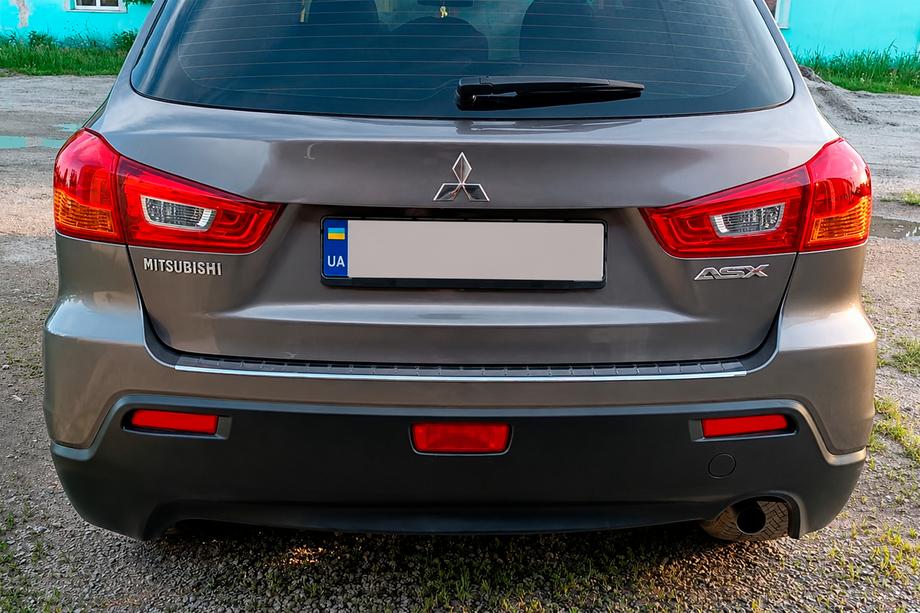 Mitsubishi ASX 2010-2023 Stainless steel rear bumper protector Carmos (2010-2019) Image