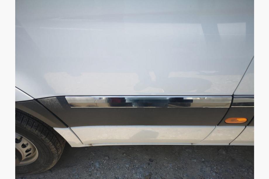 Mercedes Sprinter W907/W910 2018- Stainless Steel Door Moldings (10 pcs, ExtraLong) Image