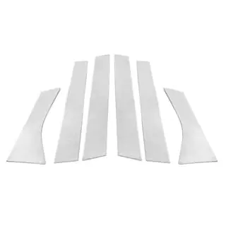 Stainless Steel Door Pillar Covers Volvo V40 2012- photo 2