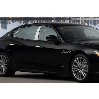 Stainless Steel Door Pillar Covers (4 pcs) Maserati Quattroporte 2013-2023 photo 1