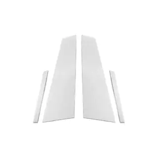 Stainless Steel Door Pillar Covers (4 pcs) Maserati Quattroporte 2013-2023 photo 2