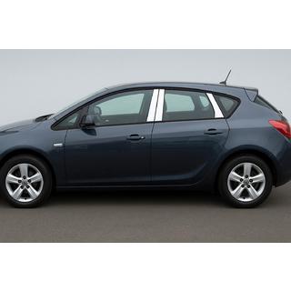 Stainless Steel Door Pillar Covers (HB/SD) (6 pcs) Opel Astra J 2009-2015 photo 1