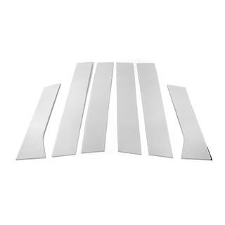 Stainless Steel Door Pillar Covers (HB/SD) (6 pcs) Opel Astra J 2009-2015 photo 2