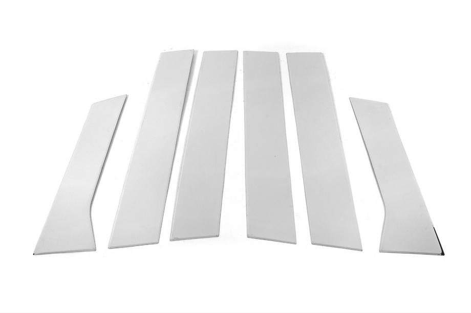 Opel Astra J 2009-2015 Stainless Steel Door Pillar Covers (HB/SD) (6 pcs) Photo 2