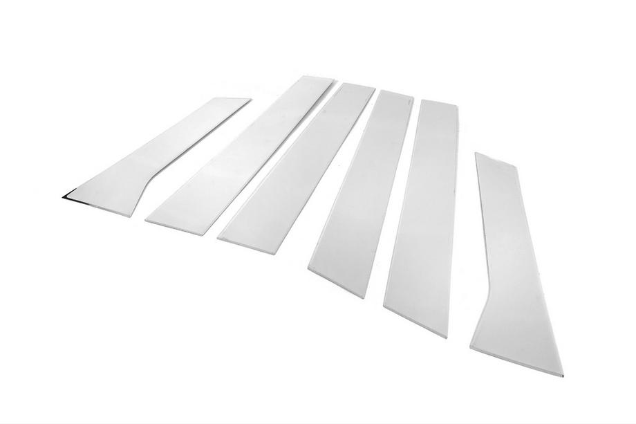 Opel Astra J 2009-2015 Stainless Steel Door Pillar Covers (HB/SD) (6 pcs) Photo 3