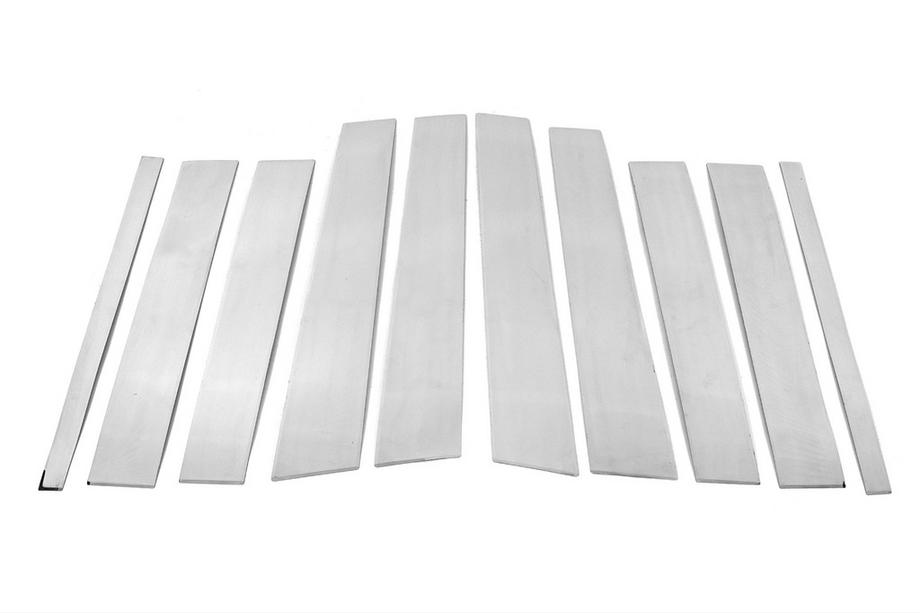 Mercedes GL class X164 2006-2012 Stainless Steel Door Pillar Covers (10 pcs) Photo 2