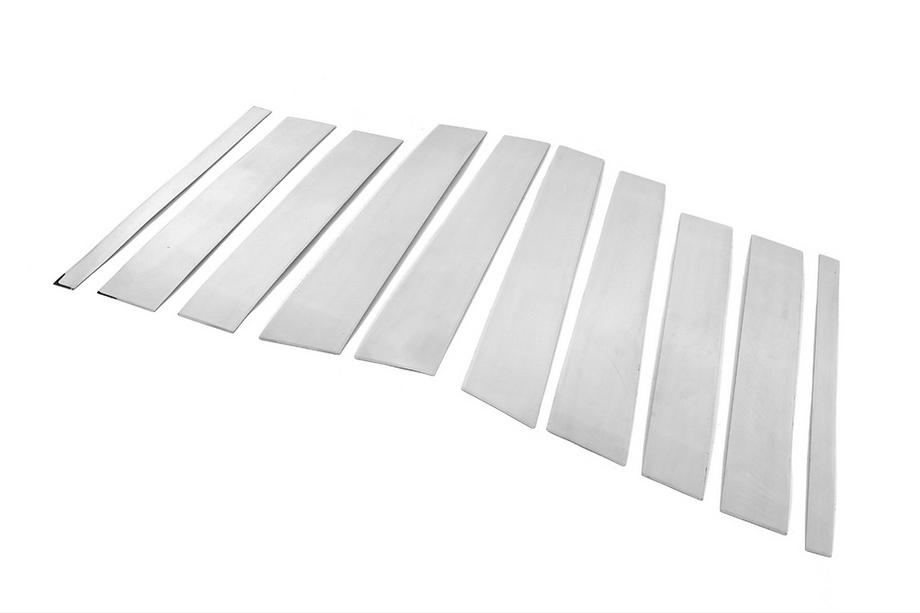 Mercedes GL class X164 2006-2012 Stainless Steel Door Pillar Covers (10 pcs) Photo 3