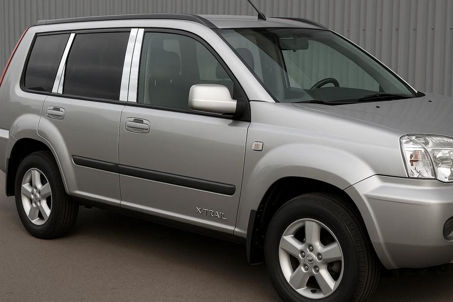 Nissan X-trail T30 2002-2007 Stainless Steel Door Pillar Covers (8 pcs) Image