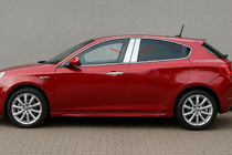 Alfa Romeo Giulietta 2010-2020 Stainless Steel Door Pillar Covers (4 pcs) photo 1