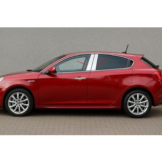 Stainless Steel Door Pillar Covers (4 pcs) Alfa Romeo Giulietta 2010-2020 photo 1