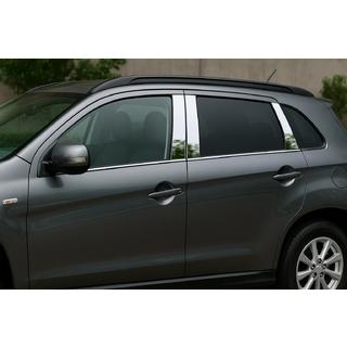 Stainless Steel Door Pillar Covers (6 pcs) Mitsubishi ASX 2010-2023 photo 1
