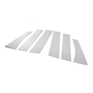 Stainless Steel Door Pillar Covers (6 pcs) Mitsubishi ASX 2010-2023 photo 3
