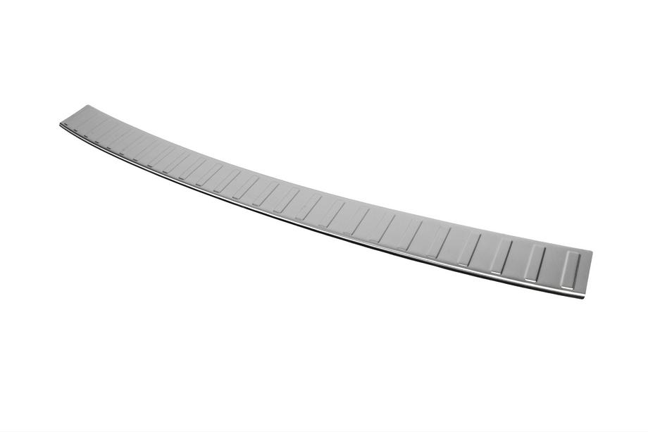 Volkswagen T7 2021- Rear Bumper Protector Carmos (Matte, Stainless Steel) Photo 2