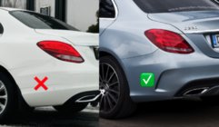 Mercedes C-class W205 2014-2021 Body kit with diffuser (AMG C63-design 2018-2021) photo 6