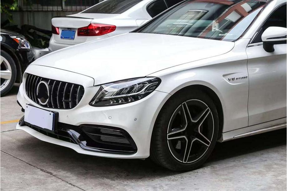 Mercedes C-class W205 2014-2021 Body kit with diffuser (AMG C63-design 2018-2021) Image