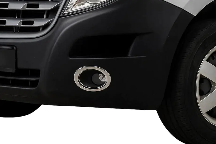 Opel Movano 2010-2021 Fog Light Covers Carmos (2 pcs, Stainless Steel) Image