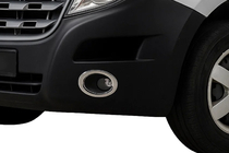 Nissan NV400 2010-2024 Fog Light Covers Carmos (2 pcs, Stainless Steel) photo 1