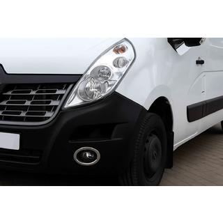 Fog Light Covers Carmos (2 pcs, Stainless Steel) Nissan NV400 2010-2024 photo 3