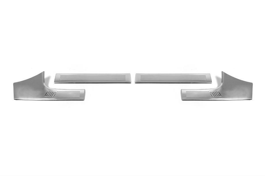 Peugeot 408 2022- Carmos Stainless Steel Inner Door Sill Protectors (4 pcs) Photo 1