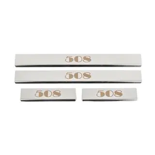 Carmos Door Sill Protectors (4 pcs, Stainless Steel)