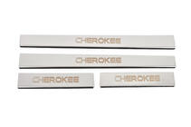 Jeep Grand Cherokee WK 2004-2010 Door Sill Protectors Carmos V-2 (4 pcs, Stainless Steel) photo 1