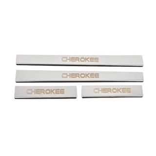 Door Sill Protectors Carmos V-2 (4 pcs, Stainless Steel) Jeep Grand Cherokee WK 2004-2010 photo 1