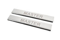 Renault Master 2011-2023 Door Sill Protectors V4 (2 pcs, Stainless Steel) photo 2