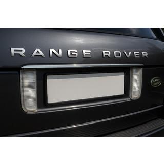 Trim above license plate (Carmos stainless steel) Range Rover III L322 2002-2012 photo 1