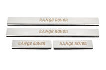 Range Rover III L322 2002-2012 Door Sill Protectors Carmos Stainless Steel 4 pcs photo 1