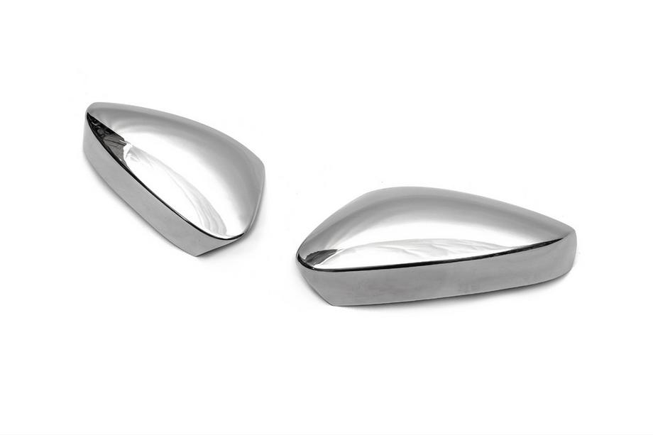 Skoda Kamiq 2019- Mirror Covers (2 pcs, Stainless Steel) Carmos Photo 4