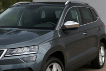 Skoda Karoq 2018- Mirror Covers (2 pcs, Stainless Steel) Carmos photo 1