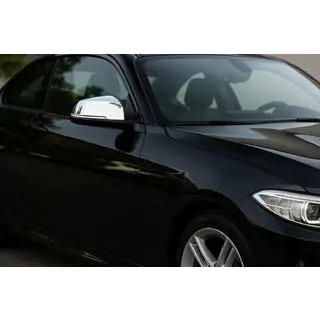 Mirror Covers (2 pcs, Stainless Steel) Carmos BMW 2 Series F22/F23 2014-2021 photo 1