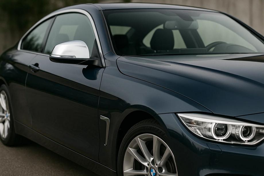 BMW 4 Series F32/F33/F36 2012-2020 Mirror Covers (2 pcs, Stainless Steel) Carmos Image