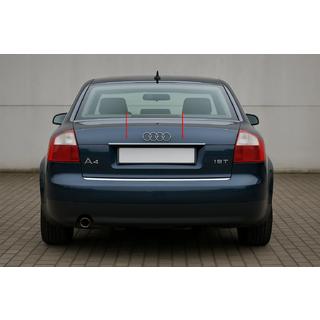 License plate trim (Carmos stainless steel) V-2 Audi A4 B6 2000-2004 photo 1