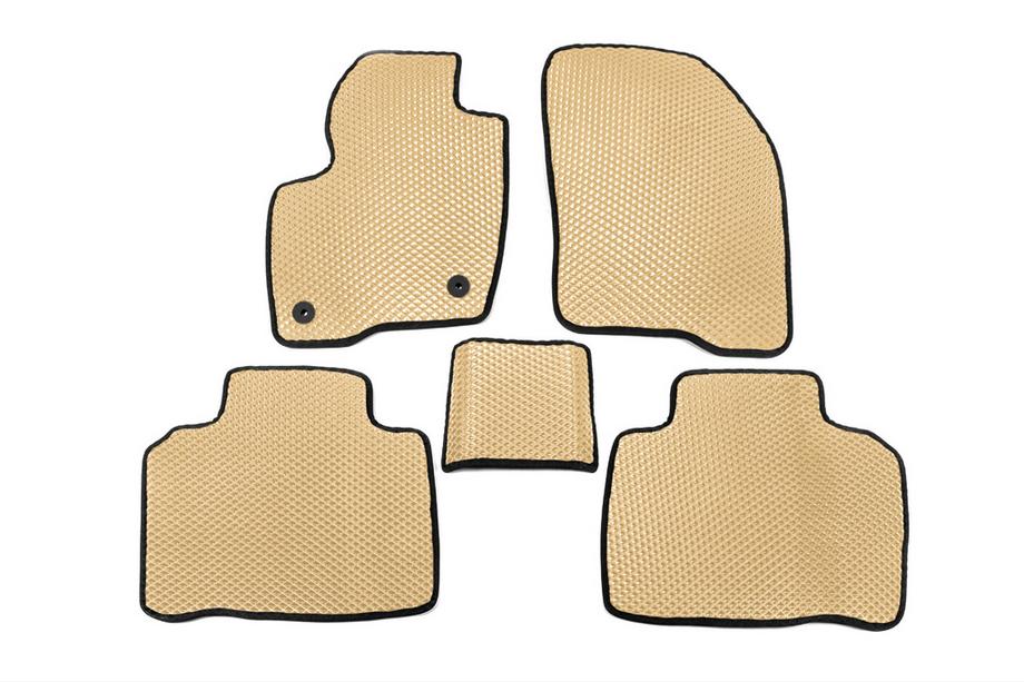 Ford Edge 2014-2024 EVA Floor Mats (Beige) Photo 1