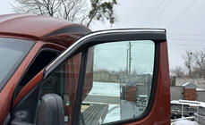 Volkswagen Crafter 2006-2016 Window Deflectors (2 pcs, EuroCap, Chrome) photo 1