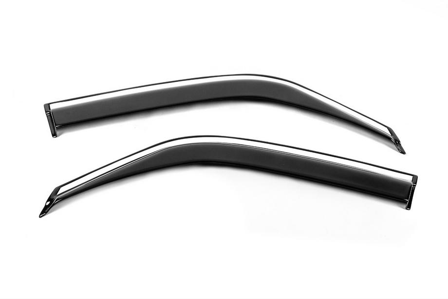 Mercedes Sprinter W906 2006–2018 Window Deflectors (2 pcs, EuroCap, Chrome) Photo 2