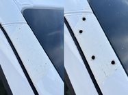 Volkswagen Crafter 2006-2016 Windshield visor on frame (White, 5mm) photo 7