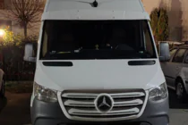 Mercedes Sprinter W907/W910 2018- Windshield visor on frame (White, 5mm) photo 4